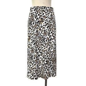 Aritzia Babaton White Leopard Skirt, 00